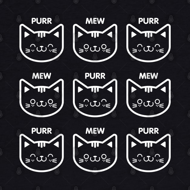 Purr Mew Purr by Kitty Cotton